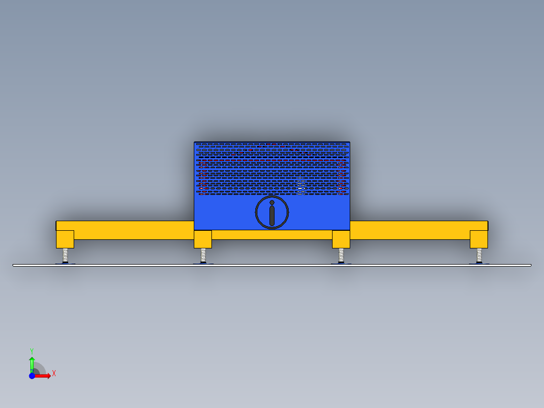 B3003747-真空提升装置薄金属板吸盘前视图