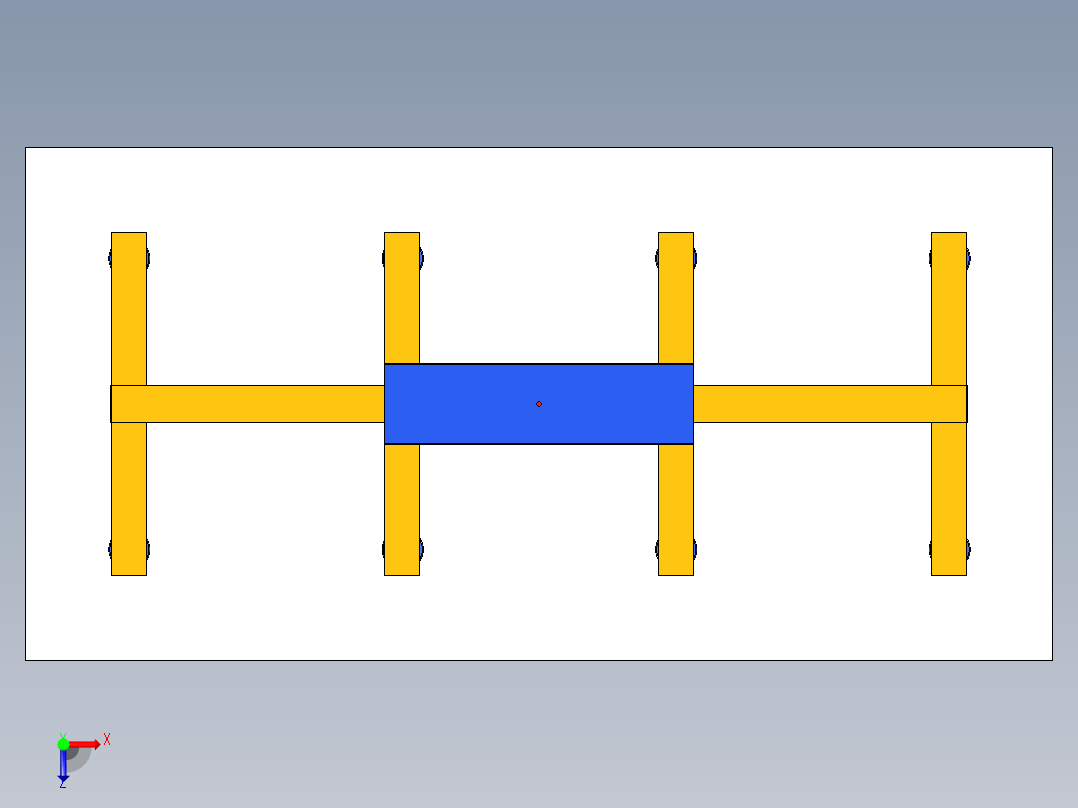 B3003747-真空提升装置薄金属板吸盘俯视图