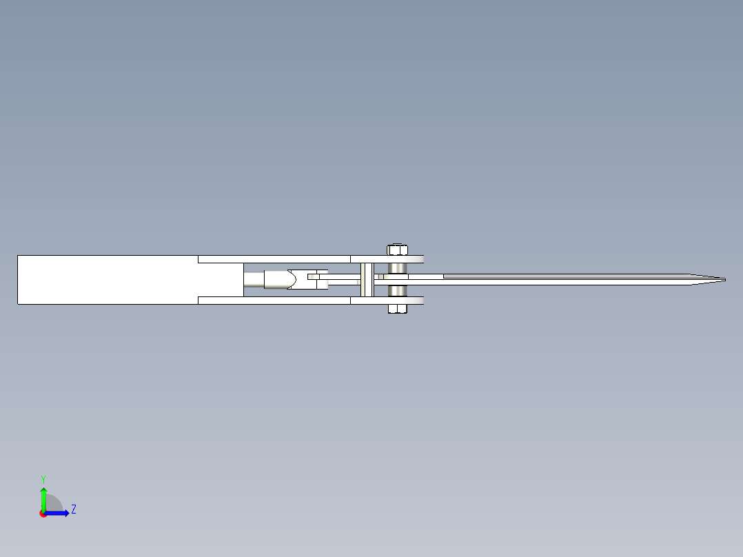 sw气动剪刀左视图