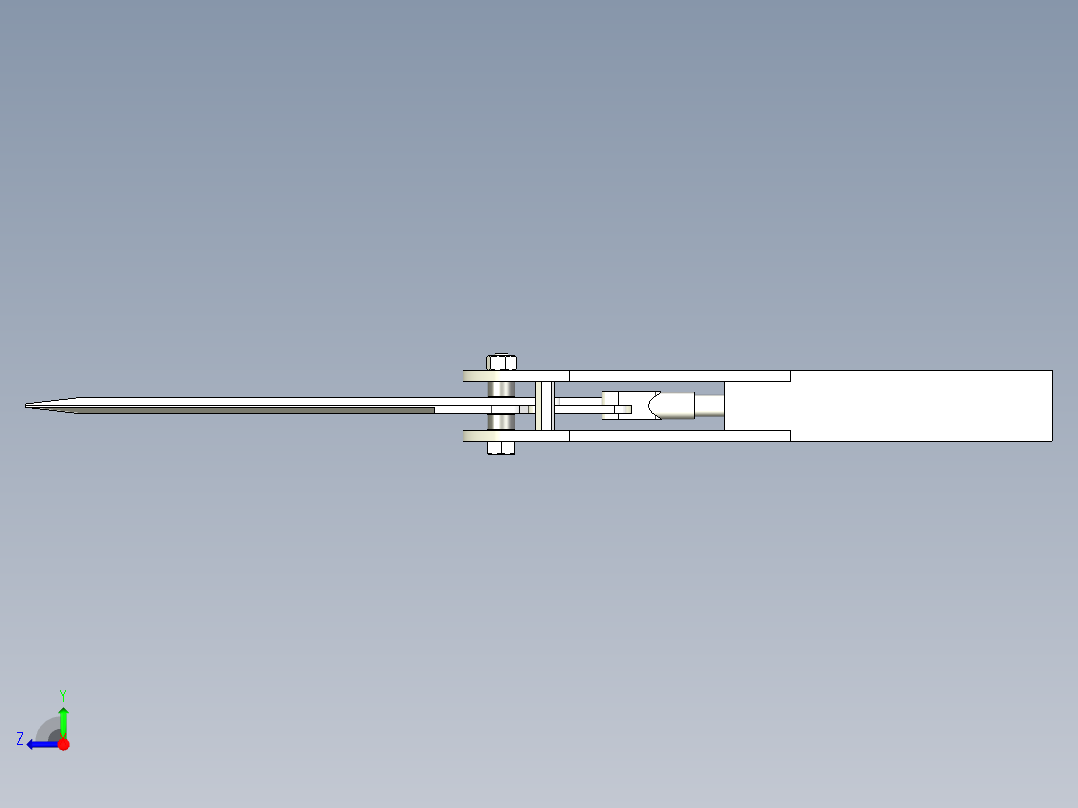 sw气动剪刀右视图