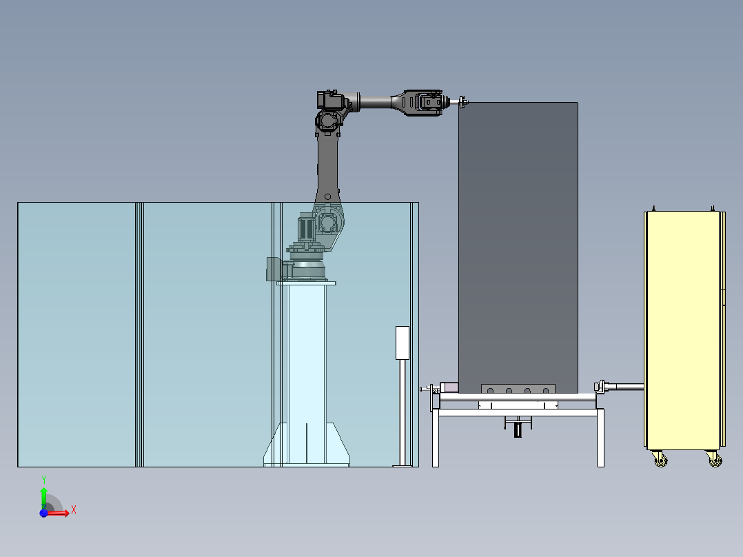 异型线印刷品自动检测  sw22前视图