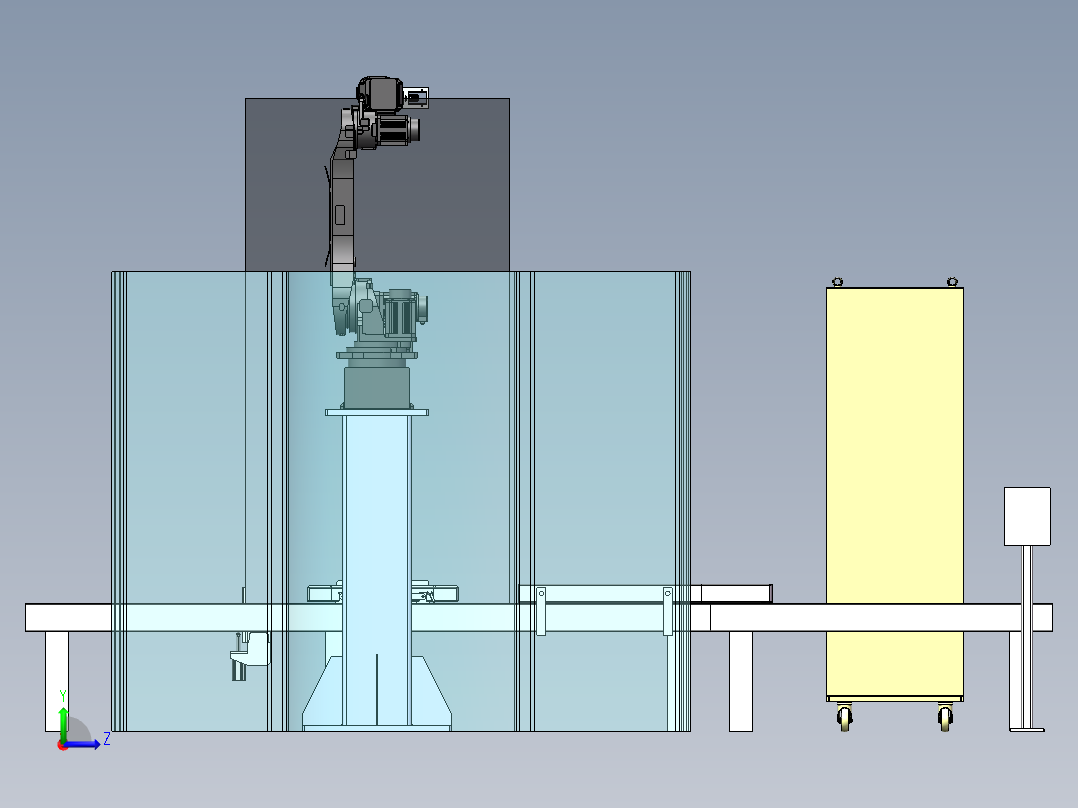 异型线印刷品自动检测  sw22左视图