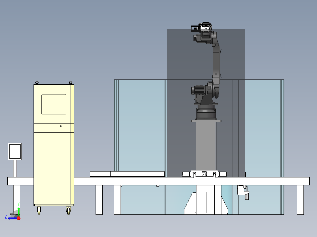 异型线印刷品自动检测  sw22右视图