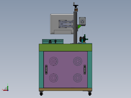 水泵盖二维码激光打标机后视缩略图