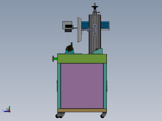 水泵盖二维码激光打标机右视缩略图