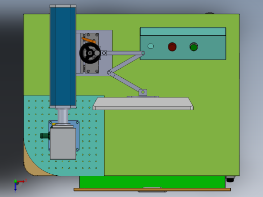 水泵盖二维码激光打标机俯视缩略图