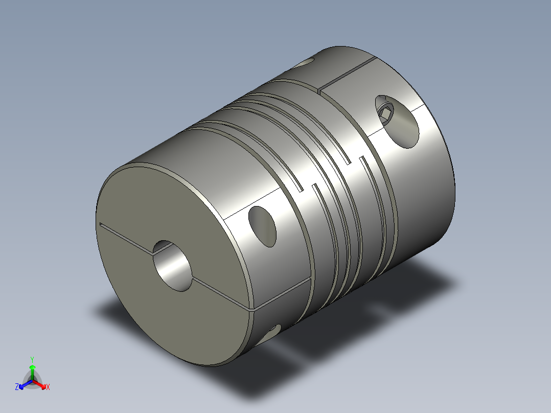 GD平行线夹紧系列联轴器GD-20x26主视图