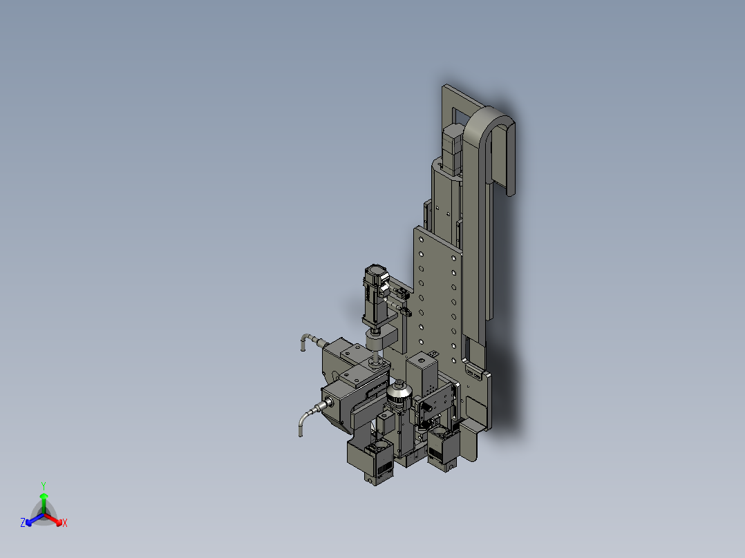 w65j3点胶头组件2022427-1正等轴测图