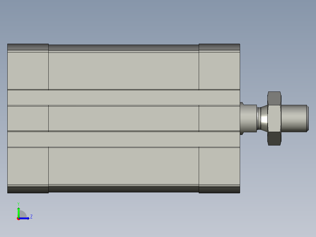 536295_ADN-40-40-A-P-A气缸左视图