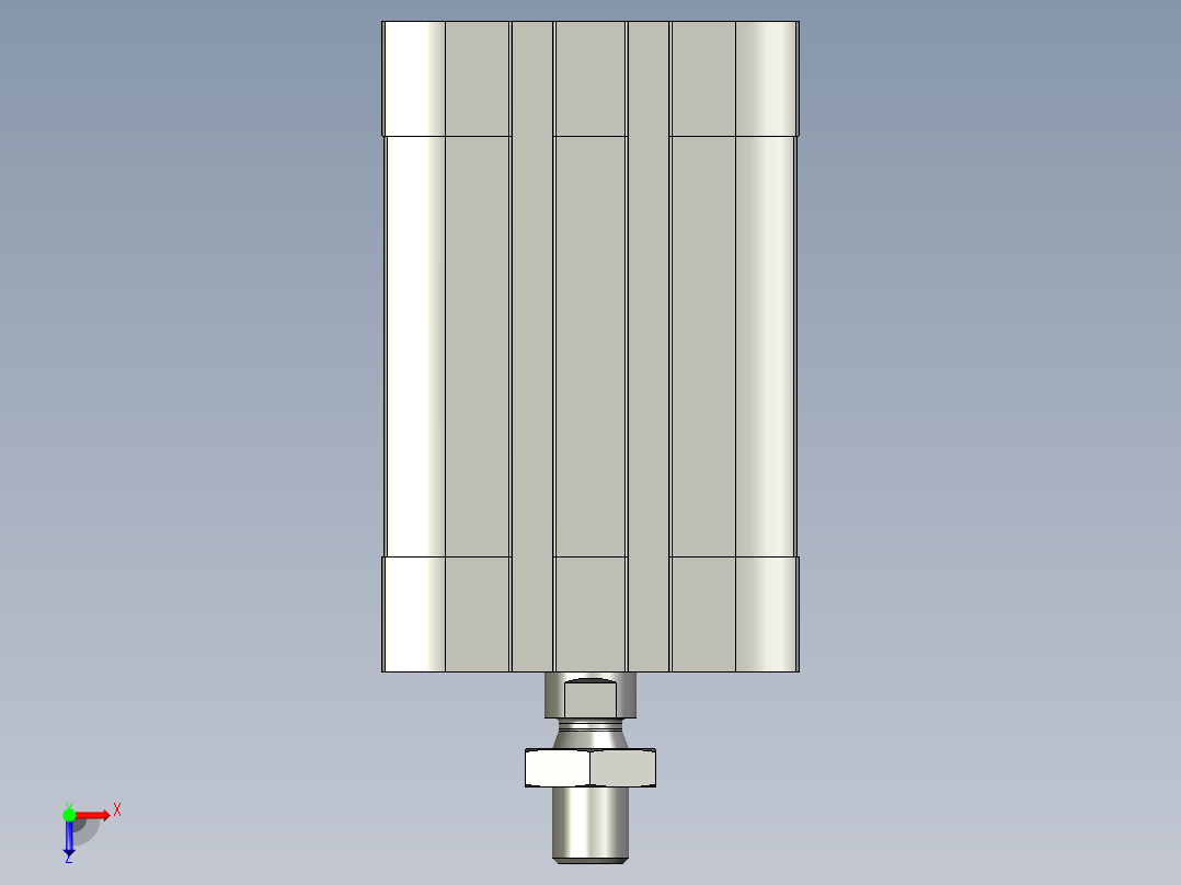 536295_ADN-40-40-A-P-A气缸俯视图