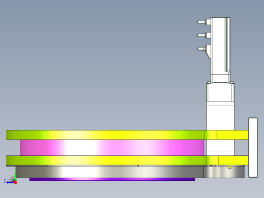 伺服内旋转机构设计右视缩略图