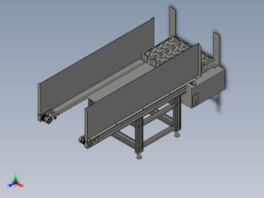 出料轨道组件正等轴测缩略图