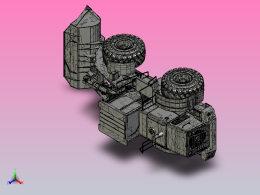 推土机正等轴测缩略图