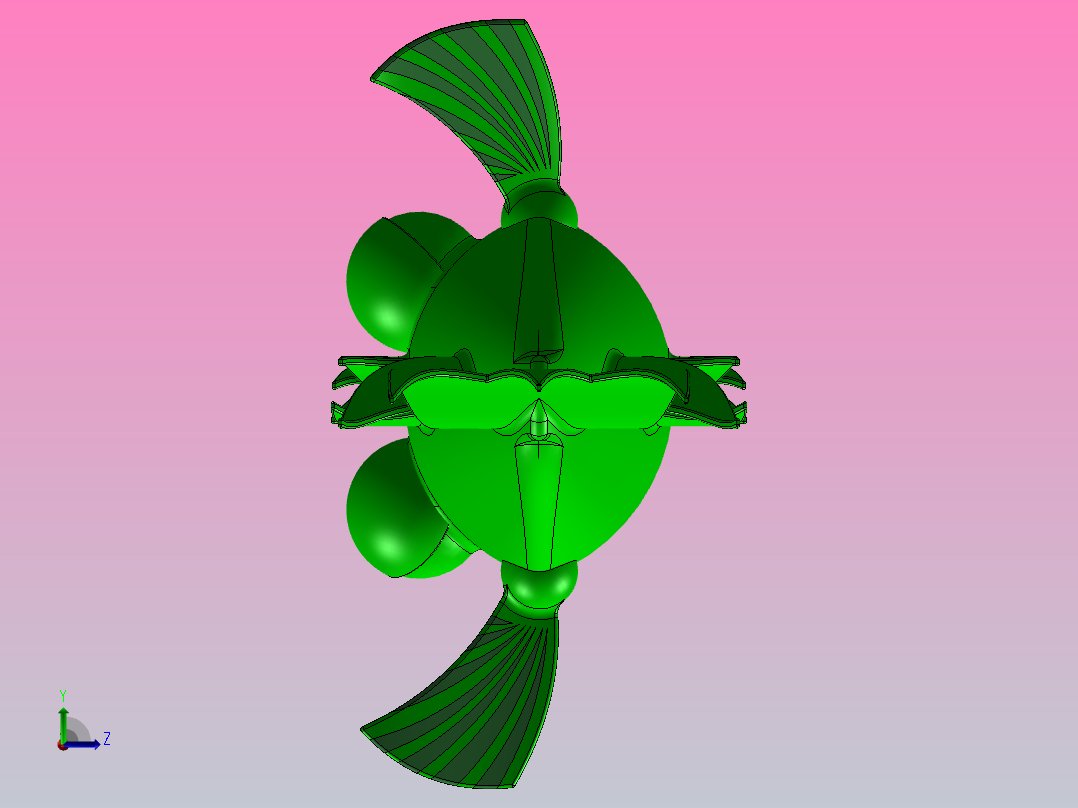 卑鄙的格林迪恩左视图