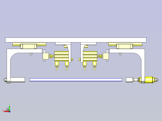 一种长尺寸工件固定机构3D图纸后视缩略图