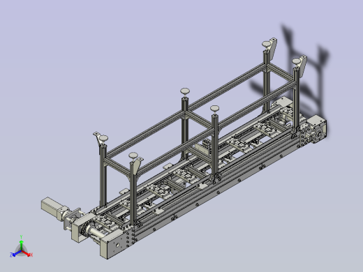 链式输送机3D模型