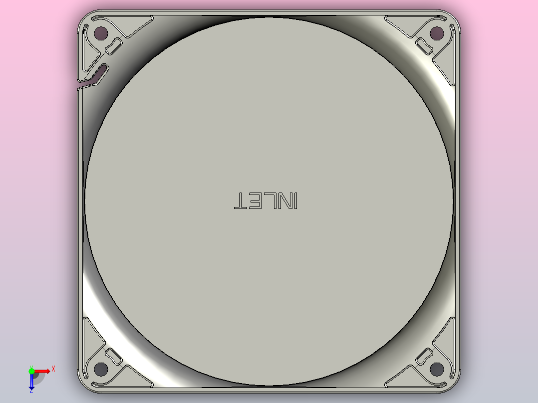 台湾建准DC风扇EEC0382B1-000C-A99俯视图