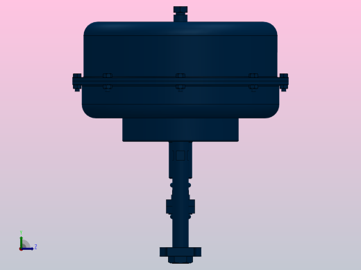 PN5700 系列弹簧伸张型气动执行器[PN5700系列弹簧伸张型气动执行器]左视缩略图