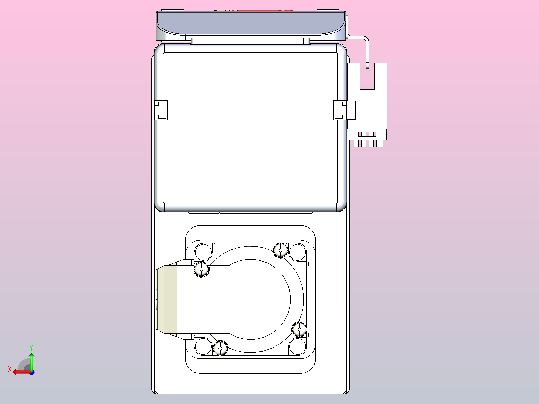 滚珠丝杠直线轴带导轨全封闭TPA-HCR-65S-1610C-L950-MP-C-P10-N3后视图