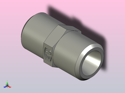 EO标准液压接头 Union G06L71X(1)正等轴测缩略图