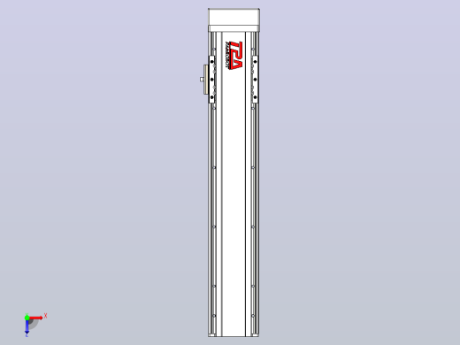 日规模组半封闭丝杆TPA-HNR-85D-1610C-L350-MP-Y-P20-N3俯视缩略图