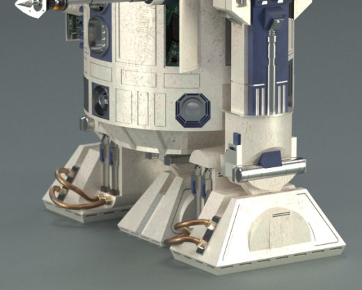 R2D2 -零件解决方案中创建的附件的正确尺寸+配置程序缩略图