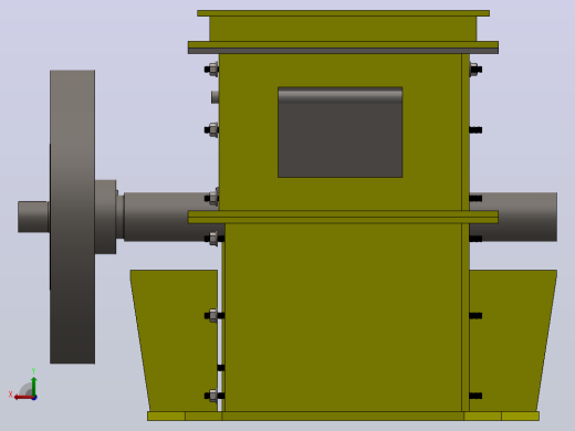 煤炭锤式破碎机hammer-crusher-4832-模型格式为 sw后视缩略图