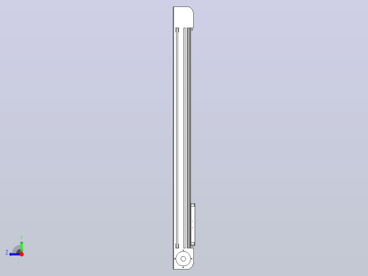 带式直线轴半闭式TPA-ONB-120-256-L1050-DR-J90-N3右视缩略图