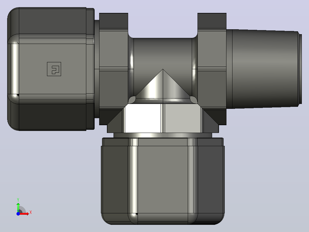 外螺纹T恤P10MR8前视图