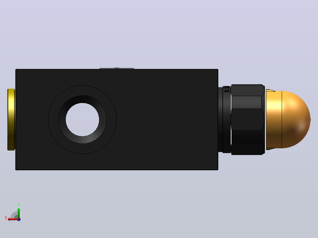 DBDS30G 直动型溢流阀后视图