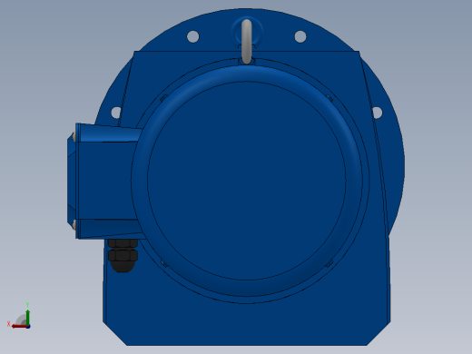 RF107法兰轴伸式安装斜齿轮减速机RF107-Y15-4P-160L-M1-0°-Φ450后视缩略图