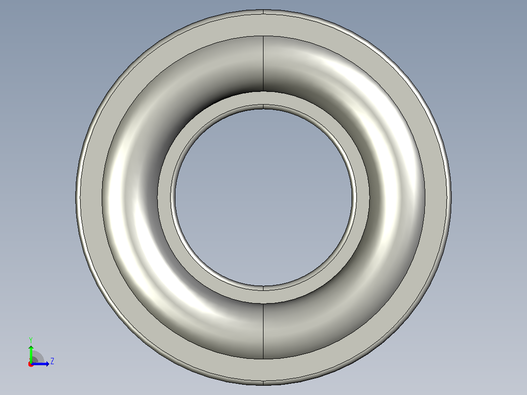 SKF自调心球轴承ball_bearing_2316_k_0左视图