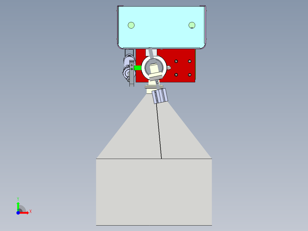 卧式气动膏体灌装机sw17可编辑前视图