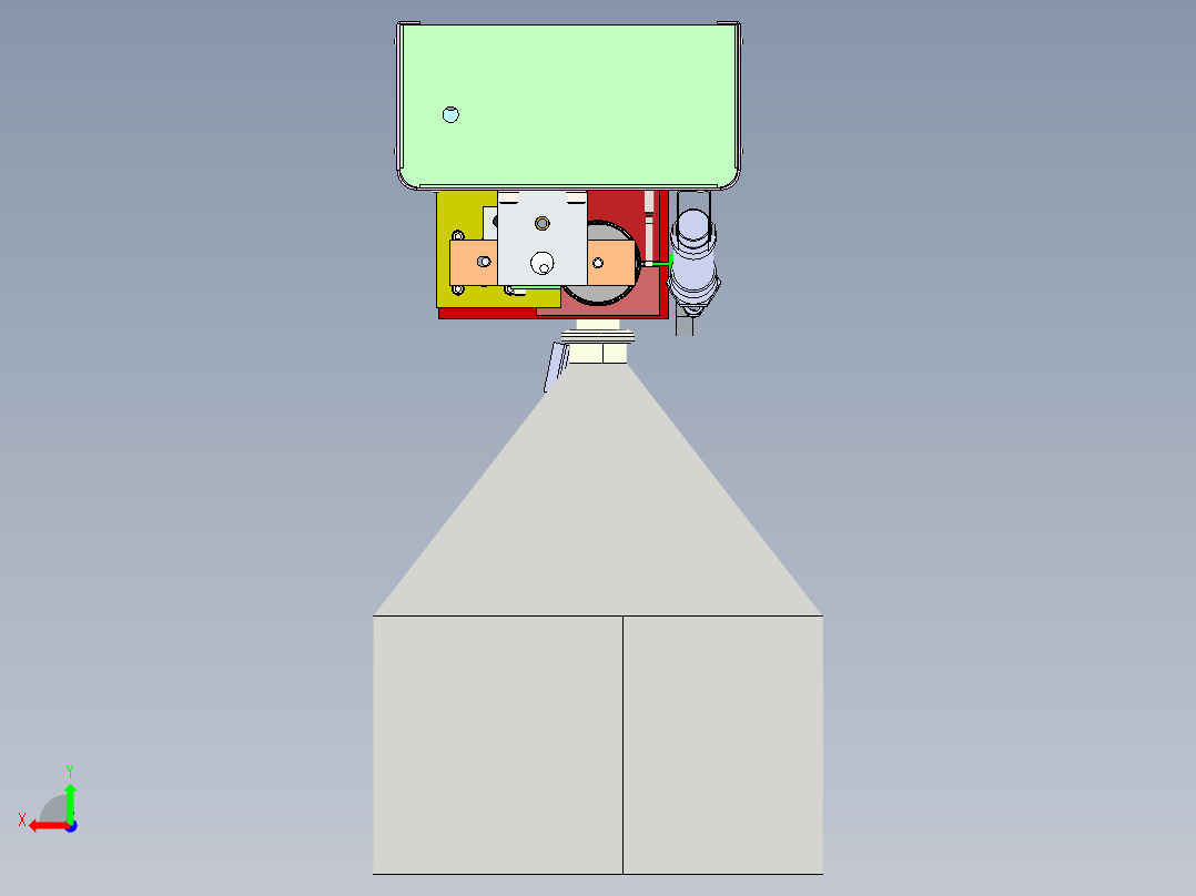 卧式气动膏体灌装机sw17可编辑后视图