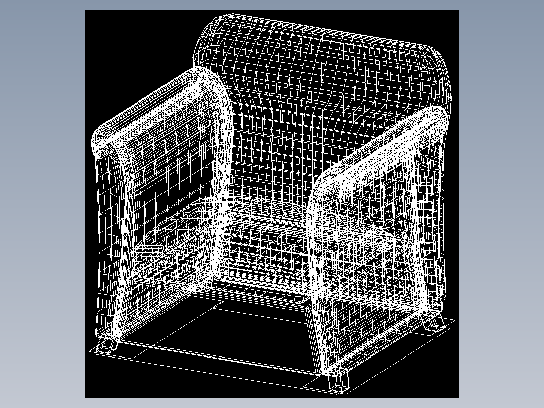 室内家具和灯具等的模型十二-K-S30-1