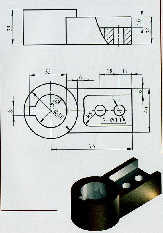 Inventor三维建模练手图3D模型
