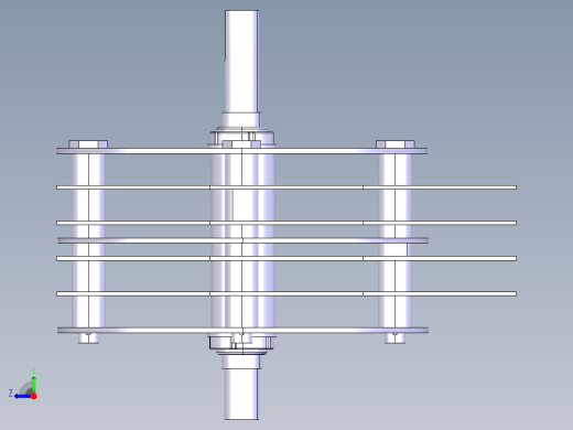 锤片式饲料粉碎机(课程设计)3D模型右视缩略图