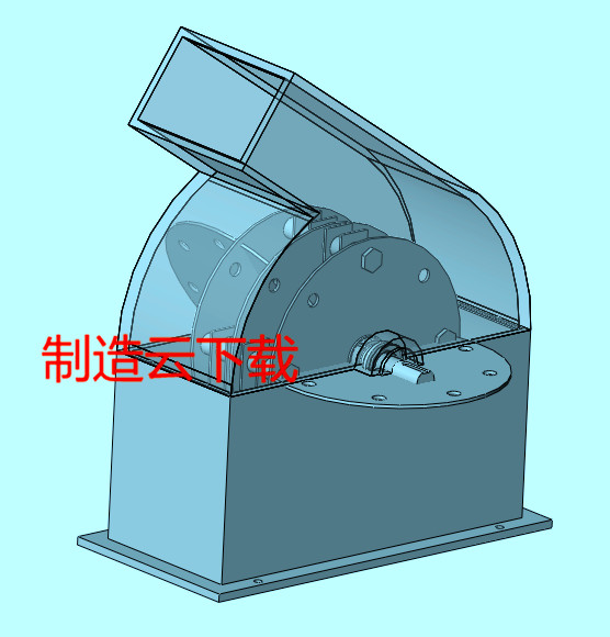 锤片式饲料粉碎机(课程设计)3D模型