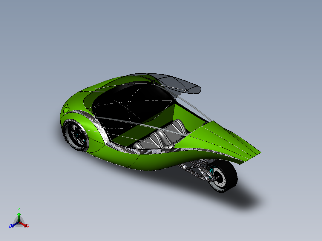 2040概念车_SolidWorks20140220095322182正等轴测图