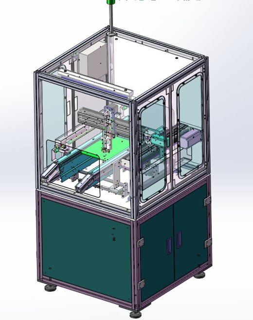 在线式点胶机UV胶硅胶 3D图纸 机械设计素材参考资料3D模型缩略图