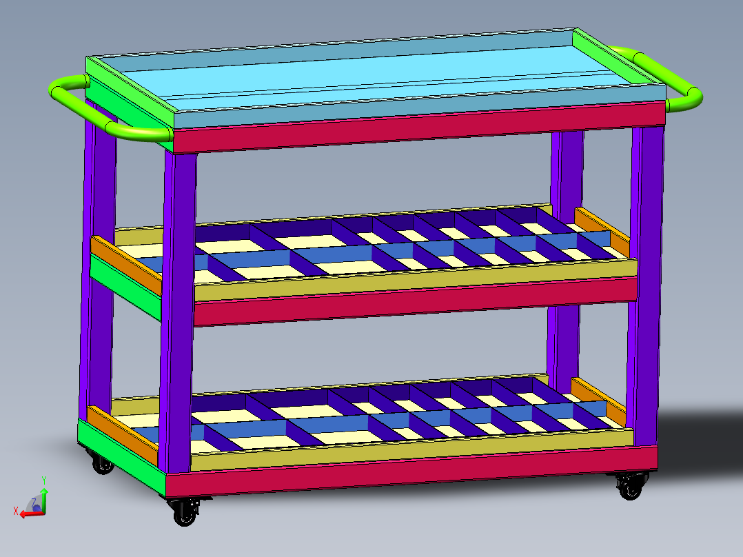 A39_工具、标件移动推车