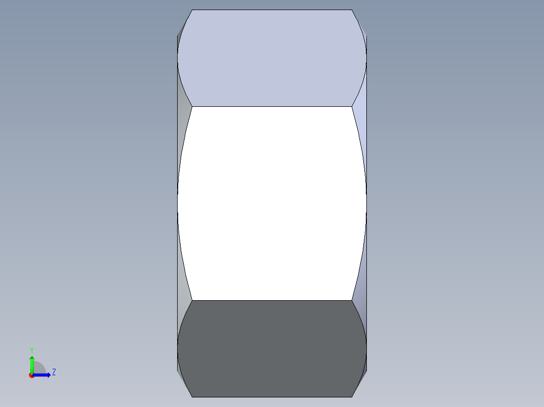 公制螺母-M36x4.STEP左视图
