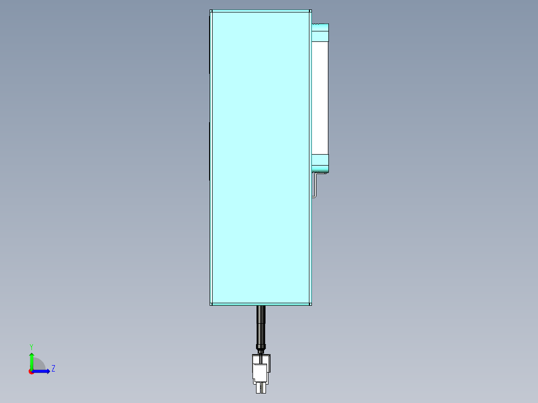 威洛博VC丝杆传动-无尘环境VC14-Lxx-C-S650-BL-ZP40-C3左视图