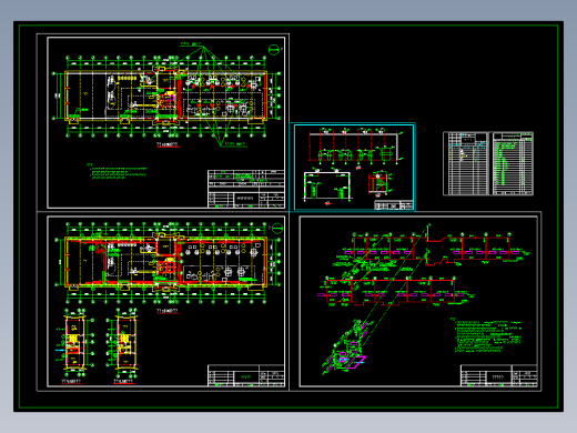 胶囊车间采暖通风设计图