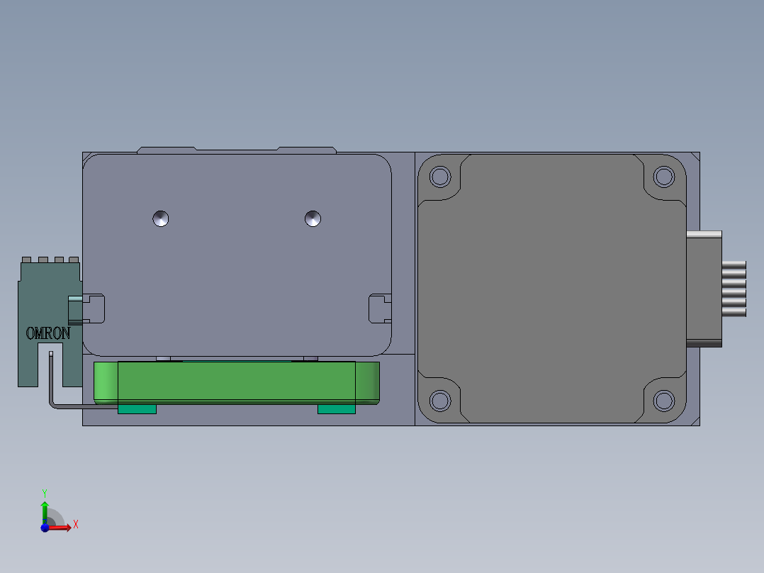 MTH丝杆半封闭模组MTH6M-BL-57前视图