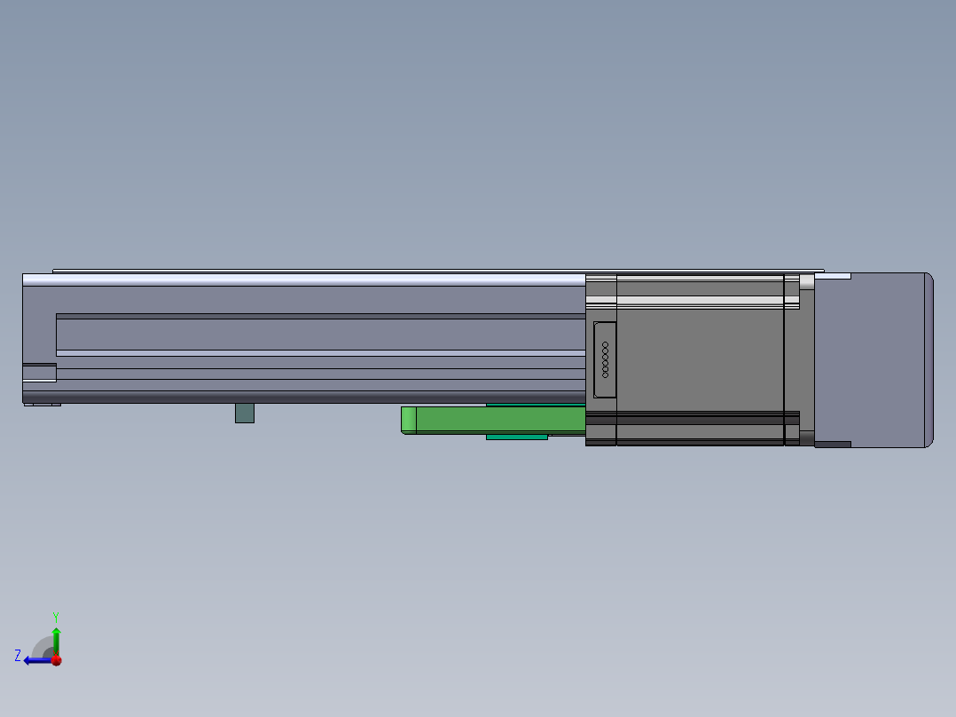 MTH丝杆半封闭模组MTH6M-BL-57右视图
