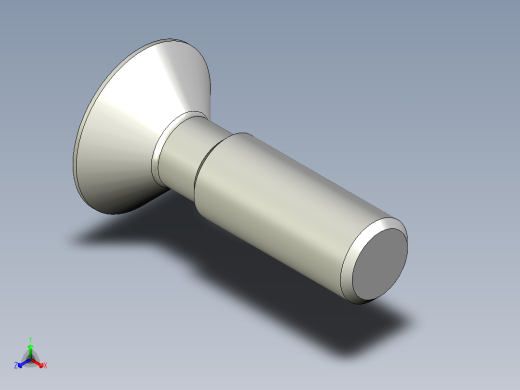 沉头螺钉-Screw_-M14-L50_33-28-20-45_-Cross_Countersunk.stp