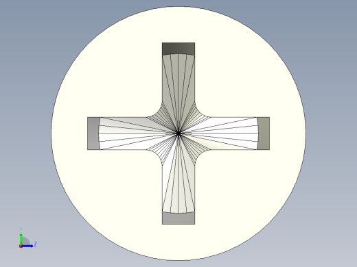 沉头螺钉-Screw_-M14-L50_33-28-20-45_-Cross_Countersunk.stp左视缩略图