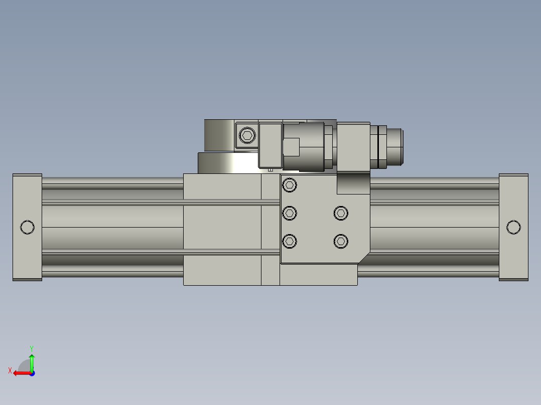 旋转气爪PRY100S-180后视图