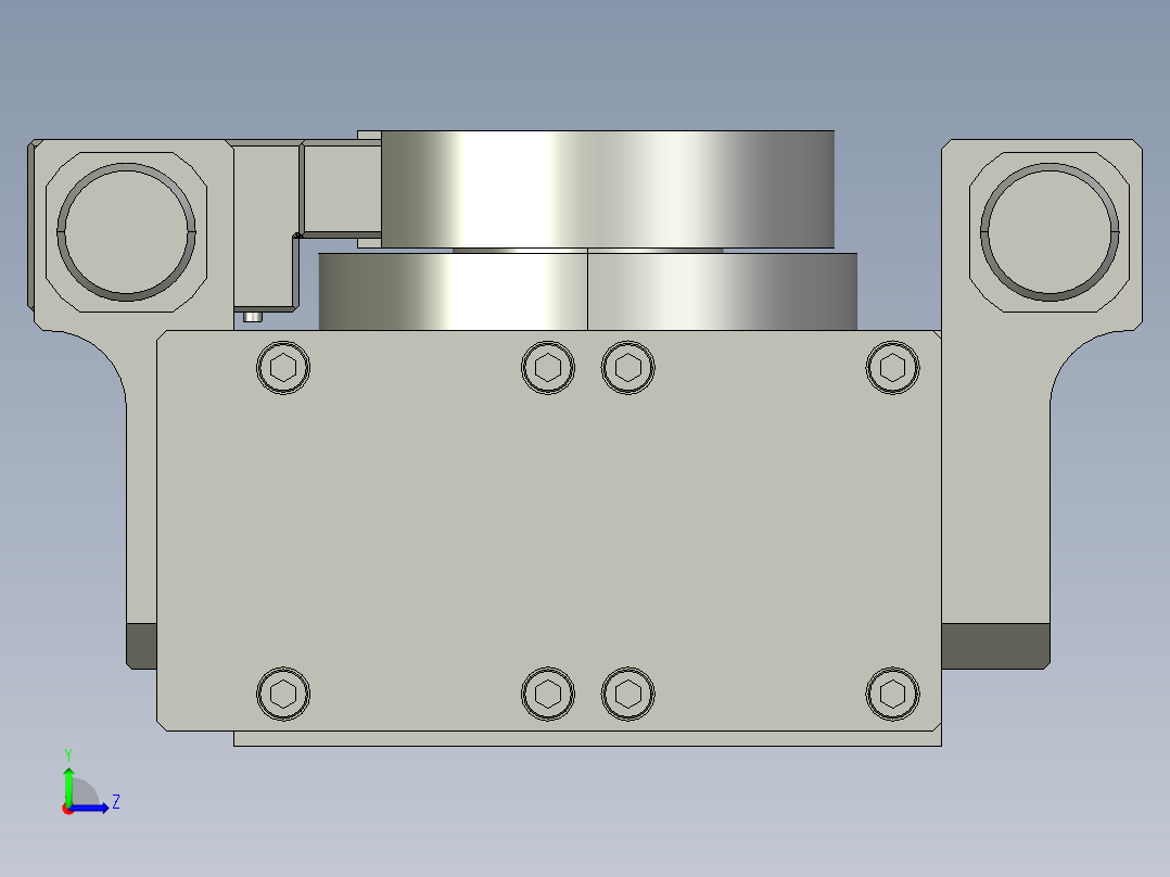 旋转气爪PRY100S-180左视图